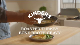 Kinders Roasted Turkey Bone Broth Gravy Recipe [upl. by Roswald465]