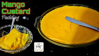 Mango Custard Pudding with Condensed milk [upl. by Reeba]