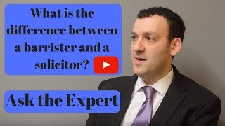 What is the difference between a barrister and solicitor Ask the Expert [upl. by Trixie]