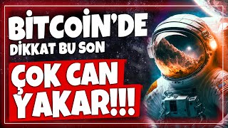 BİTCOİNDE BU SON ÇOK CAN YAKAR GÜNCEL ALTCOİN ANALİZİ BTC SON DURUM [upl. by Amhsirak48]