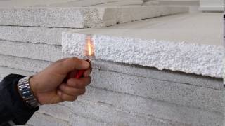 Expanded polystyrene foam EPS can be fire proof [upl. by Geoff646]