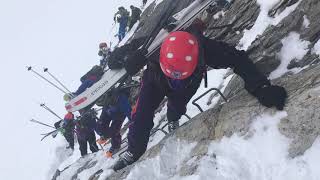 Nepal IFMGA  UIAGM mountain guide ski training [upl. by Ybreh]