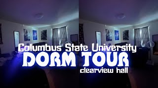 Dorm tour Columbus State University— Clearview hall [upl. by Liw]