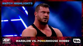 Wardlow Feels The Wrath Of The Book Of Hobbs  AEW Dynamite  TBS [upl. by Datnow69]