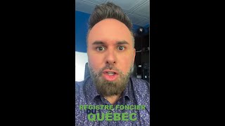 Le registre foncier du Québec [upl. by Sigler]