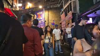 홍콩 란콰이퐁Lan kwai fong 밤거리 풍경 [upl. by Antipus]