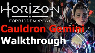 Horizon Forbidden West  Cauldron Gemini Walkthrough  All Cores Overridden [upl. by Paschasia]