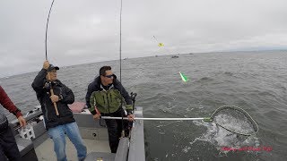 Ocean Salmon Fishing outside of the Columbia River Fishing with David Pyle [upl. by Charlet]