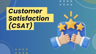 What are Customer Satisfaction Scores CSAT [upl. by Teferi]