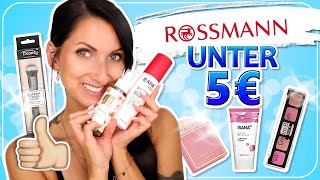 SOOO GUT 20 Produkte unter 5 € von ROSSMANN  MUST HAVES Top 10 unter 5 €  Frühlingsrolina [upl. by Stirling]