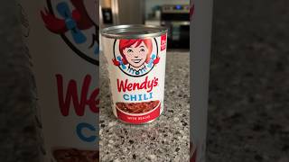 Wendy’s Canned Chili with Beans Pantry Staple cannedfood chili pantrystaples [upl. by Ochs]