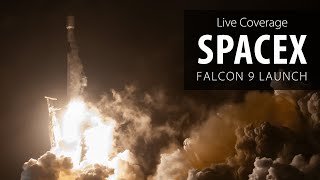 Watch live SpaceX Falcon 9 rocket launches 22 Starlink satellites from Vandenberg SFB California [upl. by Esdnil925]