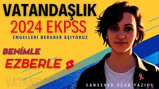 2024 EKPSS VATANDAŞLIK KONU ANLATIMITÜRK ANAYASA TARİHİ Senedi İttifak Tanzimat amp Islahat Fermanı [upl. by Larrej]