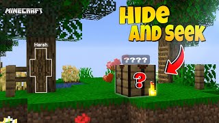 Minecraft But HIDE AND SEEK You INSIDE the Blocks [upl. by Ymma]