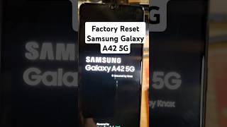 Factory Reset Hard Reset Samsung Galaxy A42 5G [upl. by Anitserp]