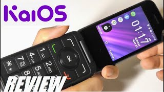 REVIEW Alcatel MyFlip 2  KaiOS Flip Phone w Google Apps  The Best One Yet [upl. by Ardnuaet]