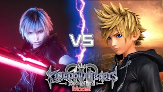 Roxas vs Yozora  KH3 Mods [upl. by Blondie631]