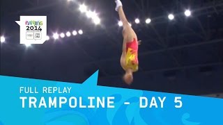 Trampoline Gymnastics  Womens Final  Full Replay  Nanjing 2014 Youth Olympic Games [upl. by Adama]