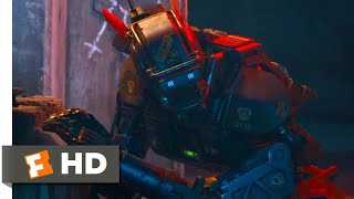 Chappie 2015  Chappies First Day Scene 110  Movieclips [upl. by Olleina]