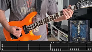 Sepultura  RefuseResist Guitar Cover  Screentabs [upl. by Yniatirb358]