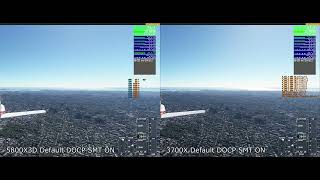 5800X3D vs 3700X and optimizations  MSFS Benchmark [upl. by Wivestad736]