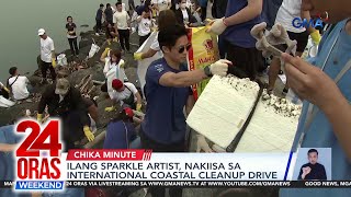 Ilang Sparkle Artist nakiisa sa International Coastal Cleanup Drive  24 Oras Weekend [upl. by Aitret934]