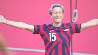 Megan Rapinoe scores Olympic Olimpico on corner kick  NBC Olympics [upl. by Odrareg421]