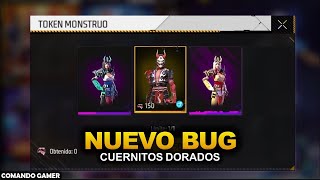 GARENA trae BUG skin CUERNITOS DORADOS en FREE FIRE ¿Otro Error [upl. by Annalee]