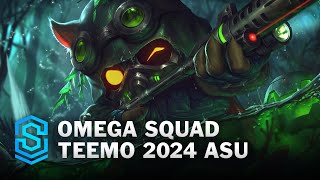 Omega Squad Teemo 2024 ASU Skin Spotlight  League of Legends [upl. by Ranita]