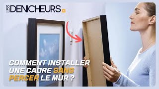 Comment installer une cadre sans percer le mur  Ces astuces vous changeront la vie [upl. by Ajay]