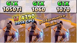 GTX 1050Ti 1060 1070×CORE i7 4790fortnite chapter5 Season2performanceSOLOFPSフォートナイト2024 [upl. by Eceinehs]