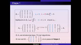 Matrices échelonnées réduites canoniques et formes échelonnées réduites canoniques [upl. by Aisiram]