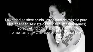 Canserbero  Índigo Letra [upl. by Ennairak]