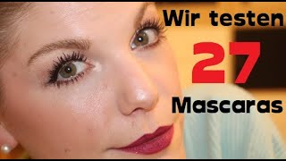 WUNDERVOLLE WIMPERN bekommen und pflegen  27 verschiedene Mascaras im Test amp Wimpernserum [upl. by Llewkcor396]