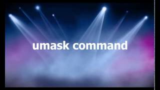 Default permissions using umask command tutorial  Linux Tutorial 23 [upl. by Otirecul]