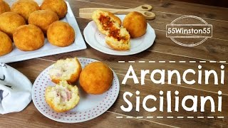 Arancini Siciliani  Ricetta Originale  Arancini alla Carne amp Arancini al Burro [upl. by Nakasuji]