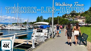 ThononLesbains France 🇫🇷 4k Walking Tour Wonderful City For Your Vacation travel france [upl. by Koffler285]