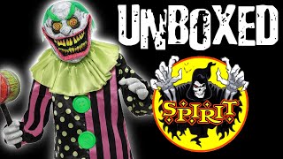 SPIRIT HALLOWEEN ANIMATRONIC WACKY MOLE EVIL CLOWN UNBOX AND SET UP [upl. by Tallula]