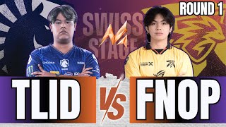 FIRST WIN FOR PH  TLID VS FNOP  SWISS STAGE DAY 1 M6 [upl. by Notsirhc]