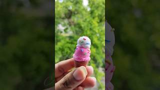 Clay Icecream 🍨 makingDIY shorts icecream polymerclay [upl. by Anthia]