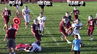 Prairie Central JV Football vs Tolono Unity High School [upl. by Eico]