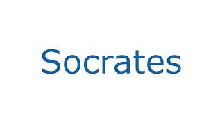 How To Pronounce Socrates With Greek Accent [upl. by Pomfret519]