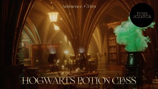 Hogwarts Potion Class ✧ 3 Hours Harry Potter Ambience ✧ Focus Study Creativity 🔮 [upl. by Euh]