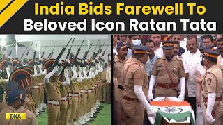 Ratan Tata Funeral Update Ratan Tata Laid To Rest With State Honours I Ratan Tata Death News [upl. by Adikram]