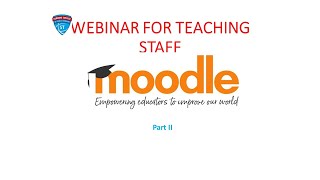 Video Tutorial CCST Lecturers  Moodle v 44  Part 2 [upl. by Hessler]