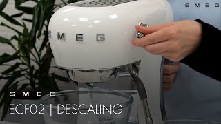 How to Descale your Machine  Smeg ECF02 [upl. by Tare]