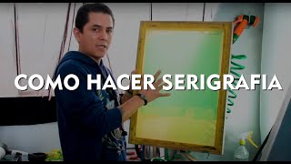 Como hacer serigrafia textil [upl. by Holub286]