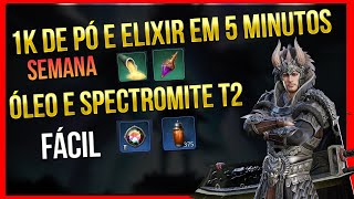 MIR4  ESPECTROMITE T2 FÁCIL  1K DE PÓ E ESSÊNCIA DA VIDA EM 5 MINUTOS [upl. by Jehiah]