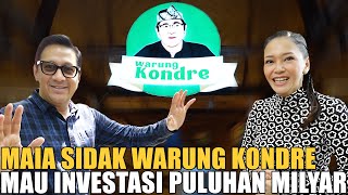 MAIA ESTIANTY MAU INVESTASI PULUHAN MILYAR KE WARUNG KONDRE THE REAL SULTAN [upl. by Norraj]