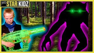 Backyard Creature Lair Revealed Mystery Beast Vs Ethan  Sneak Attack Nerf Battle [upl. by Caddric]